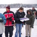 Závody štafet na bruslích 1.1.2009